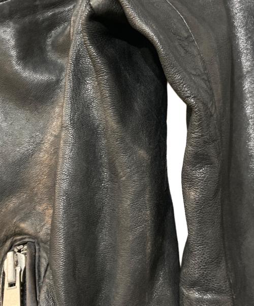 FUGA（フーガ）FUGA (フーガ) シングルライダースジャケット ブラック サイズ:46の古着・服飾アイテム