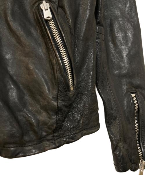FUGA（フーガ）FUGA (フーガ) シングルライダースジャケット ブラック サイズ:46の古着・服飾アイテム