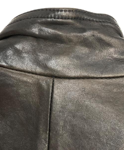 FUGA（フーガ）FUGA (フーガ) シングルライダースジャケット ブラック サイズ:46の古着・服飾アイテム