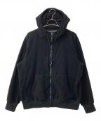 mout recon tailorマウトリーコンテーラー）の古着「MOUT WIND PRO FULL ZIP FIELD HOODIE マウト ウインド プロ フルジップフィールドフーディ」｜ブラック