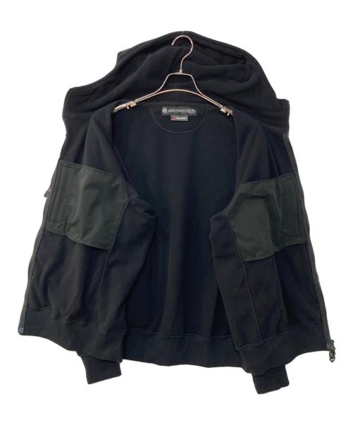 mout recon tailor（マウトリーコンテーラー）MOUT RECON TAILOR (マウトリーコンテーラー) MOUT WIND PRO FULL ZIP FIELD HOODIE マウト ウインド プロ フルジップフィールドフーディ ブラック サイズ:46の古着・服飾アイテム