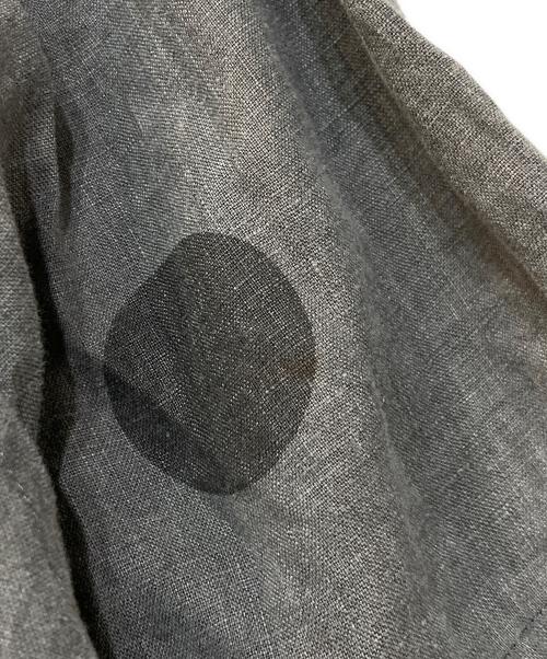 Y's（ワイズ）Y's (ワイズ) リネン ドットシャツワンピース グレー サイズ:1の古着・服飾アイテム