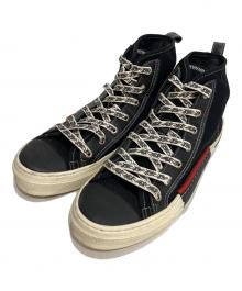 DIOR HOMME（ディオール オム）の古着「アトリエ トライバル ハイカットスニーカー」｜ブラック