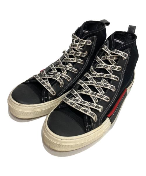 DIOR HOMME（ディオール オム）DIOR HOMME (ディオール オム) アトリエ トライバル ハイカットスニーカー ブラック サイズ:43の古着・服飾アイテム