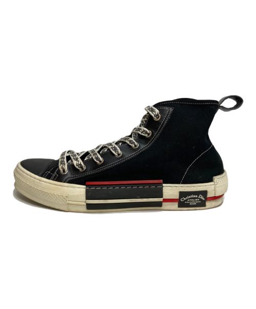 DIOR HOMME（ディオール オム）DIOR HOMME (ディオール オム) アトリエ トライバル ハイカットスニーカー ブラック サイズ:43の古着・服飾アイテム
