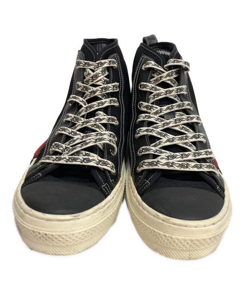 DIOR HOMME（ディオール オム）DIOR HOMME (ディオール オム) アトリエ トライバル ハイカットスニーカー ブラック サイズ:43の古着・服飾アイテム