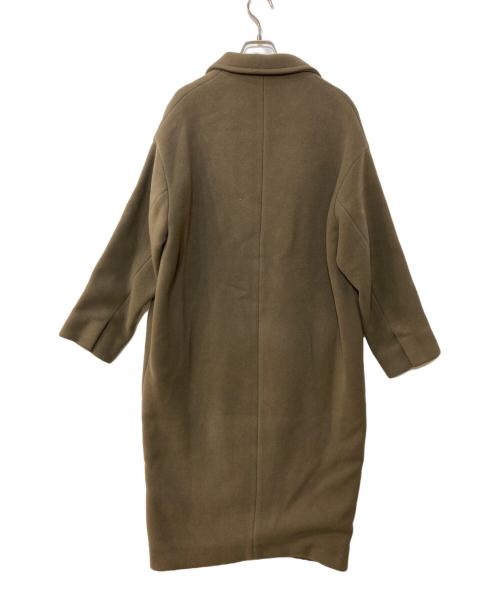 CLOTH&CROSS（クロスアンドクロス）CLOTH&CROSS (クロスアンドクロス) ウールナイロンテーラードコート ブラウン サイズ:2の古着・服飾アイテム