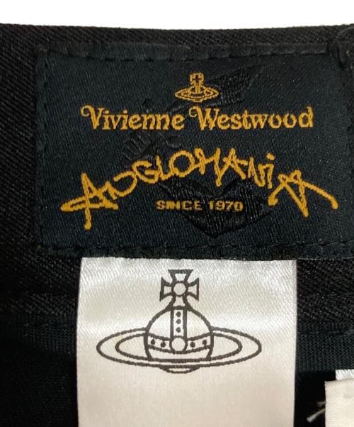 Vivienne Westwood ANGLOMANIA（ヴィヴィアンウエストウッドアングロマニア）Vivienne Westwood ANGLOMANIA (ヴィヴィアンウエストウッドアングロマニア) 変形 ウール混スカート ブラック サイズ:42の古着・服飾アイテム
