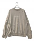 steinシュタイン）の古着「OVERSIZED REBUILD SWEAT LS」｜グレー