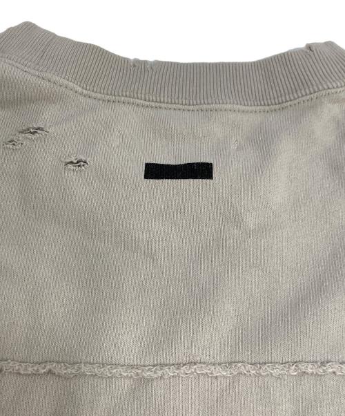 stein（シュタイン）stein (シュタイン) OVERSIZED REBUILD SWEAT LS グレー サイズ:Lの古着・服飾アイテム