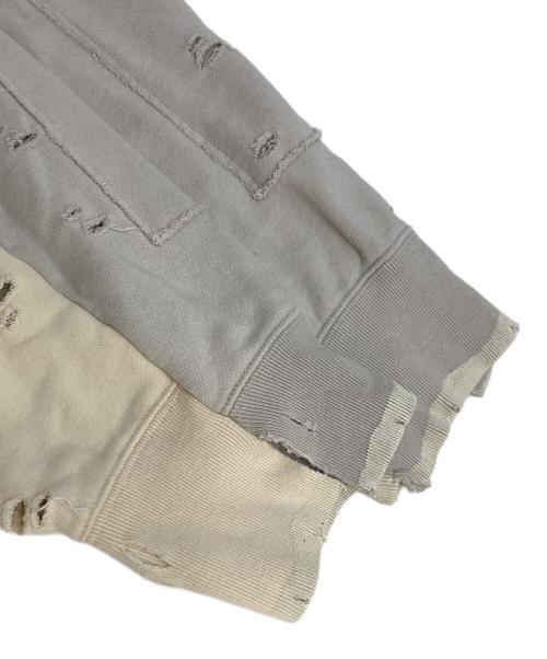 stein（シュタイン）stein (シュタイン) OVERSIZED REBUILD SWEAT LS グレー サイズ:Lの古着・服飾アイテム