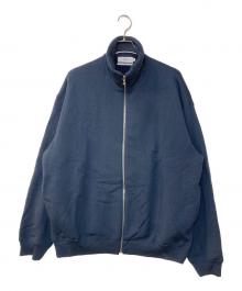 Graphpaper（グラフペーパー）の古着「Bulky Wool Terry Zip Up Sweat バルキーウールテリージップアップスウェット」｜ネイビー