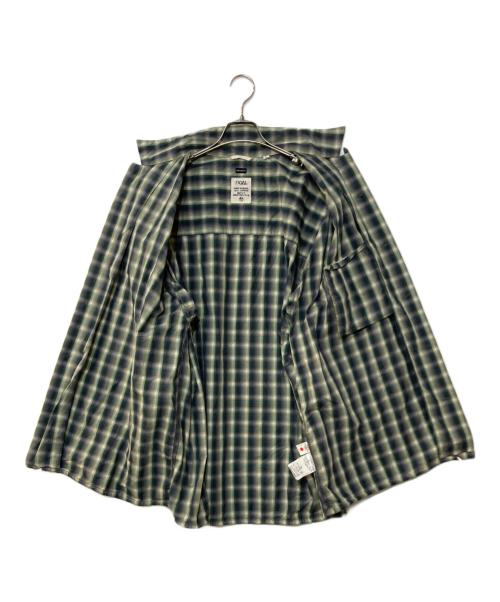 nanamica（ナナミカ）nanamica (ナナミカ) Open Collar Wind H/S Shirt グリーン サイズ:XLの古着・服飾アイテム