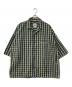 nanamica（ナナミカ）の古着「Open Collar Wind H/S Shirt」｜グリーン