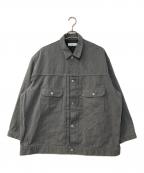 Graphpaperグラフペーパー）の古着「COLORFAST DENIM JACKET」｜グレー