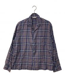 UNUSED（アンユーズド）の古着「Rayon Check Shirt」｜ブルー