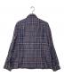 UNUSED (アンユーズド) Rayon Check Shirt ブルー サイズ:3：8000円