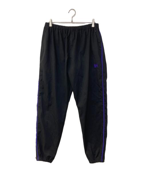 Needles（ニードルズ）Needles (ニードルズ) Zipped Run-Up Pant - Poly Dry Twill ブラック×ブルー サイズ:Lの古着・服飾アイテム
