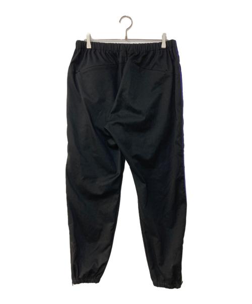Needles（ニードルズ）Needles (ニードルズ) Zipped Run-Up Pant - Poly Dry Twill ブラック×ブルー サイズ:Lの古着・服飾アイテム