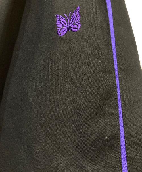 Needles（ニードルズ）Needles (ニードルズ) Zipped Run-Up Pant - Poly Dry Twill ブラック×ブルー サイズ:Lの古着・服飾アイテム