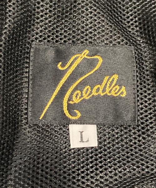 Needles（ニードルズ）Needles (ニードルズ) Zipped Run-Up Pant - Poly Dry Twill ブラック×ブルー サイズ:Lの古着・服飾アイテム