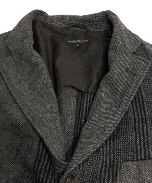 Engineered Garments（エンジニアド ガーメンツ）Engineered Garments (エンジニアド ガーメンツ) ツイードヘリンボーンジャケット グレー サイズ:Lの古着・服飾アイテム