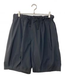 Graphpaper×is-ness（グラフペーパー×イズネス）の古着「BALLOON EZ SHORT PANTS バルーンイージーショートパンツ」｜ブラック