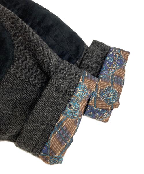 Engineered Garments（エンジニアド ガーメンツ）Engineered Garments (エンジニアド ガーメンツ) エルボーパッチ ツイードヘリンボーンジャケット グレー サイズ:Lの古着・服飾アイテム