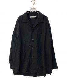Graphpaper（グラフペーパー）の古着「SILK NOIL VISCOSE SLEEPING SHIRT」｜ブラック