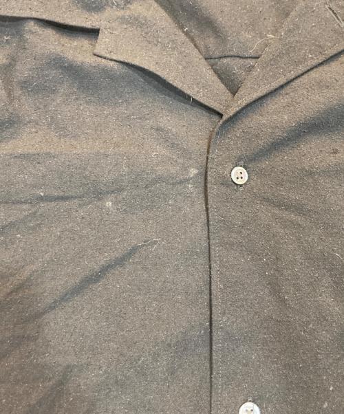 Graphpaper（グラフペーパー）Graphpaper (グラフペーパー) SILK NOIL VISCOSE SLEEPING SHIRT ブラック サイズ:2の古着・服飾アイテム