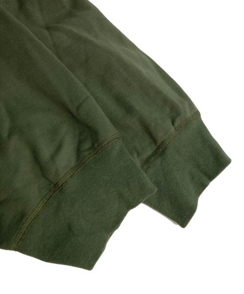 Graphpaper（グラフペーパー）Graphpaper (グラフペーパー) Hard Terry Crew Neck Sweat グリーン サイズ:O/Sの古着・服飾アイテム