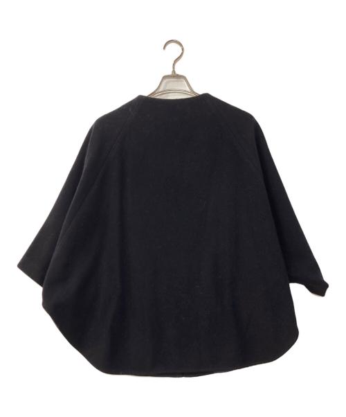 BEARDSLEY（ビアズリー）BEARDSLEY (ビアズリー) ウールポンチョコート ネイビー サイズ:FREEの古着・服飾アイテム