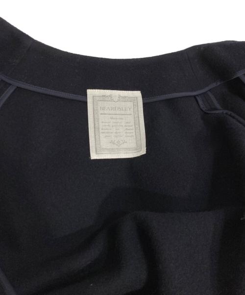 BEARDSLEY（ビアズリー）BEARDSLEY (ビアズリー) ウールポンチョコート ネイビー サイズ:FREEの古着・服飾アイテム