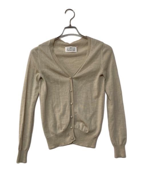 Maison Margiela（メゾンマルジェラ）Maison Margiela (メゾンマルジェラ) ウールカーディガン ベージュ サイズ:Sの古着・服飾アイテム
