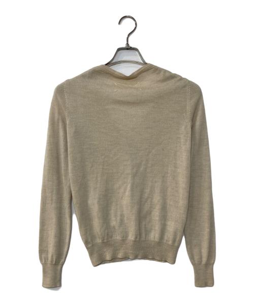 Maison Margiela（メゾンマルジェラ）Maison Margiela (メゾンマルジェラ) ウールカーディガン ベージュ サイズ:Sの古着・服飾アイテム