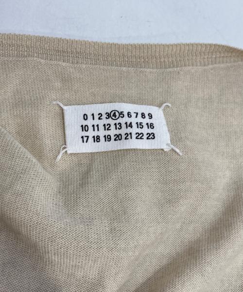 Maison Margiela（メゾンマルジェラ）Maison Margiela (メゾンマルジェラ) ウールカーディガン ベージュ サイズ:Sの古着・服飾アイテム