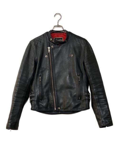 KADOYA（カドヤ）KADOYA (カドヤ) レザーライダースジャケット ブラック サイズ:Lの古着・服飾アイテム