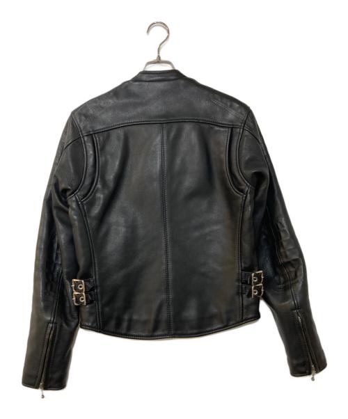 KADOYA（カドヤ）KADOYA (カドヤ) レザーライダースジャケット ブラック サイズ:Lの古着・服飾アイテム