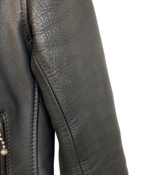 KADOYA（カドヤ）KADOYA (カドヤ) レザーライダースジャケット ブラック サイズ:Lの古着・服飾アイテム