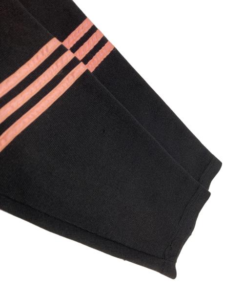 adidas（アディダス）adidas (アディダス) Vネックカットソー オレンジ×ブラック サイズ:不明の古着・服飾アイテム