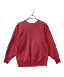 Champion REVERSE WEAVE（チャンピオン リバース ウィーブ）の古着「90's後期 ロゴスウェット」｜ピンク