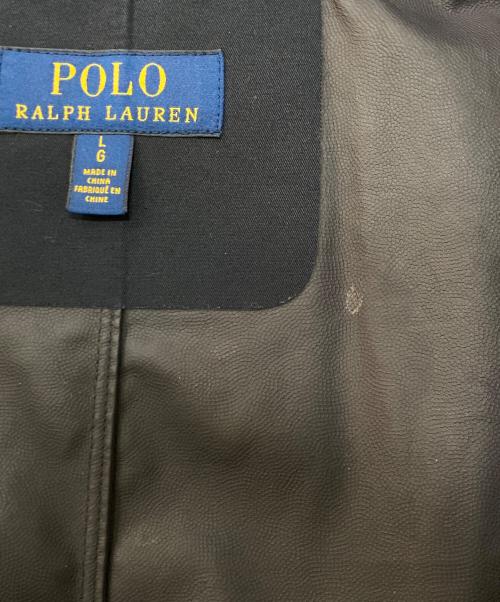 POLO RALPH LAUREN（ポロ・ラルフローレン）POLO RALPH LAUREN (ポロ・ラルフローレン) ステンカラーコート ネイビー サイズ:Lの古着・服飾アイテム
