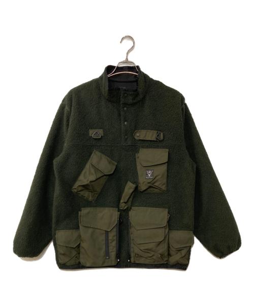 South2 West8（サウスツー ウエストエイト）south2 west8 (サウスツー ウエストエイト) Tenkara Trout Pullover Jacket/テンカラ トラウト プルオーバージャケット オリーブ サイズ:Sの古着・服飾アイテム