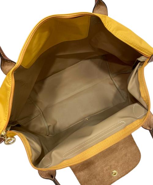 LONGCHAMP（ロンシャン）LONGCHAMP (ロンシャン) プリアージュトートバッグ イエローの古着・服飾アイテム