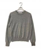 L'appartementアパルトモン）の古着「Cashmere C/N Poncho Knit カシミアクルーネックポンチョニット」｜グレー