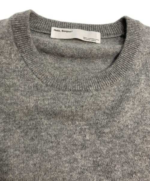 L'appartement（アパルトモン）L'appartement (アパルトモン) Cashmere C/N Poncho Knit カシミアクルーネックポンチョニット グレー サイズ:なしの古着・服飾アイテム