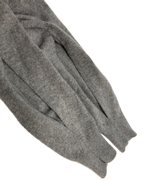 L'appartement（アパルトモン）L'appartement (アパルトモン) Cashmere C/N Poncho Knit カシミアクルーネックポンチョニット グレー サイズ:なしの古着・服飾アイテム