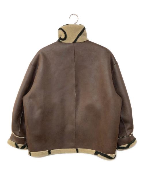 Ameri（アメリ）Ameri (アメリ) 2WAY REVERSIBLE BOA JACKET ベージュ サイズ:Fの古着・服飾アイテム