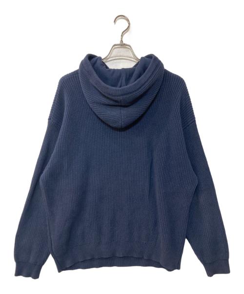 stussy（ステューシー）stussy (ステューシー) Cotton Knit Hood ネイビー サイズ:Lの古着・服飾アイテム