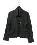 NO ID.ノーアイディー）の古着「ZIPショートJKT」｜チャコールグレー